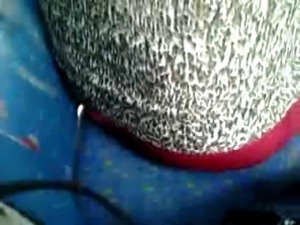 Touch delicious ass granny milf in bus 1