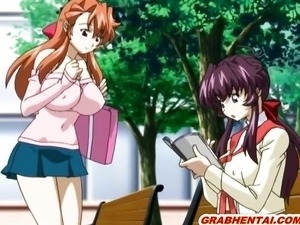 Bondage hentai schoolgirl with a muzzle group