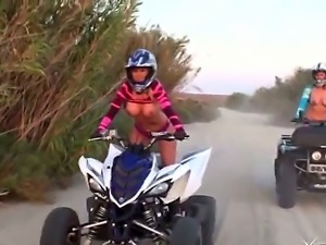 These sexy blondes like went out for a little off-road fun, and the combo of...