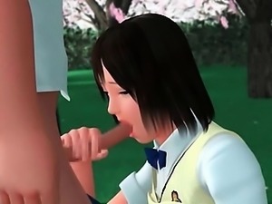 Anime 3D coed sex
