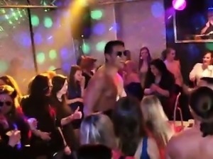Cfnm teens fuck strippers at real party