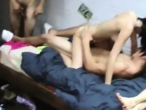 College extreme students fucking in hall