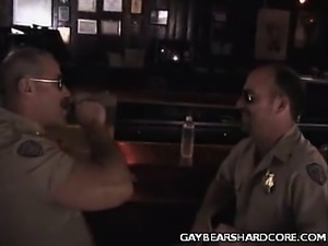 Gay Bear Cops Hit It Off
