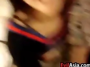 Sweet Asian Girl Giving A Blowjob