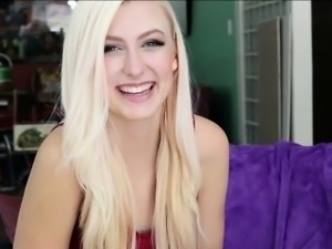 Alexa a horny blondie teen gets fucked