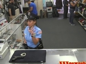 Real latina pawnshop police amateur fucked