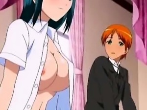 Teen anime with hot tits gets cunt licked