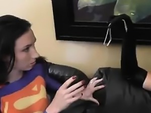 Superwoman Is A Lesbian With A Foot Fetish
