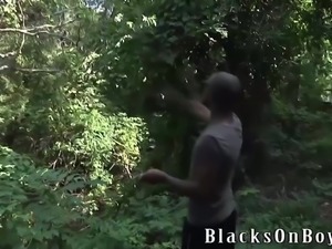 Kolton Ray Works On A Big Black Cock