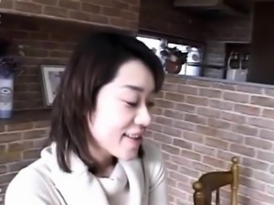 Yuki Mori gets a lot of cum in mouth from sucking two