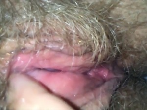 Granny vagina being eaten - closeup