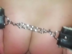 Slave struggles with deep throat & anal