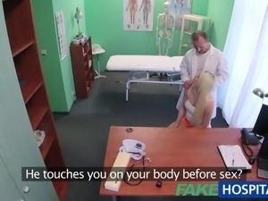 FakeHospital Doctor gets blondes pussy wet