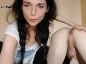Russian couple anal play