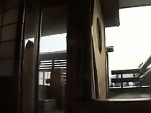 Pretty Japanese babe invites her lover to fuck her pussy fr