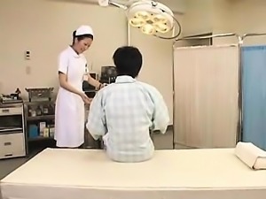 Striking Asian nurse can't get enough of a thick rod fillin