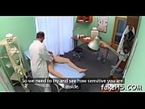 Hard penis permeates doctor&#039_s pussy