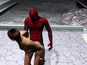 Spider man and catwoman having sex games