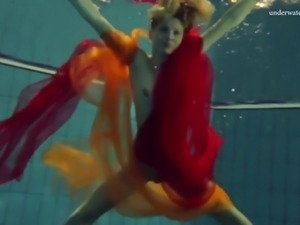 exquisite underwater show with naughty teen nastya