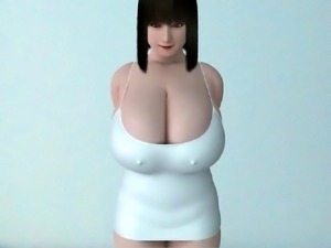 Huge breasted 3D nympho is always ready to suck and fuck