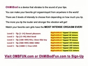 Milf Has Whole OMBFUN Vibrator Inside Dripping Wet Pussy CONTROL HER PUSSY...