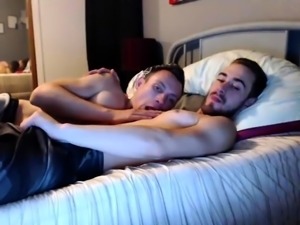 Submissive amateur boy gets drilled in the ass from behind