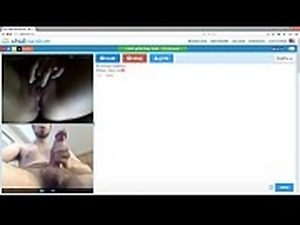 Chatroulette omegle hot pussy amazed by my cumshot