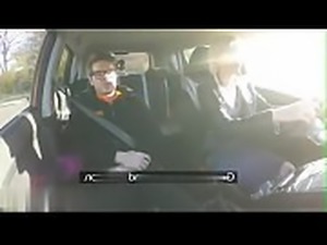 Fake Driving School huge tits hairy pussy student has creampie and squirts