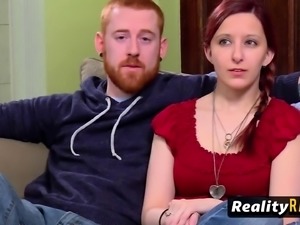 Ginger swinger couple is willing to all