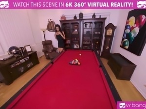 VR BANGERS Chick Gets Fucked Hard On The Pool Table