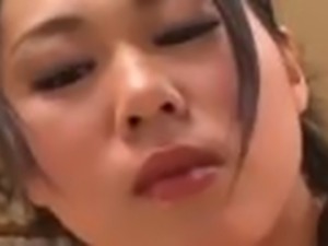 Fujiko Sakura busty gets cum on mouth after is licked - More at hotajp com