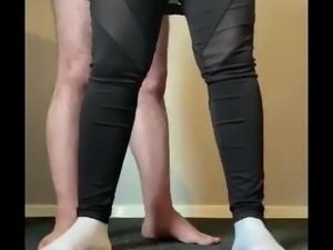 Step mom fucked through leggings doggystyle by step son