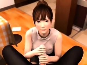 Voluptuous 3D bombshell shows off her wonderful sex skills