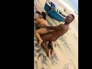 Threesome on the beach