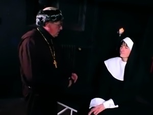 EroCom - Naughty nun gets fucked by a horny priest
