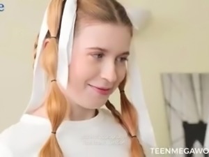 Big dick teacher fucks his petite teen student