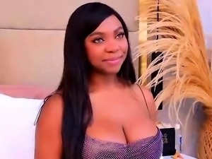 Hot Black Maid Does Some Webcam Black and Ebony