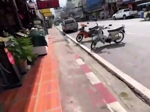 JohnTronX- met tight petite Thai girl in Cafe, fucked 15