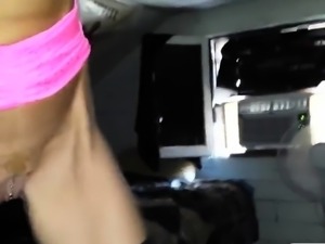 Trashy Blonde MILF Rides Cock in POV Homemade Video