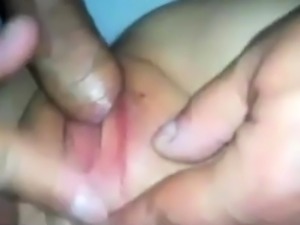 Rubbing My Mature Pussy While He Fucks Me