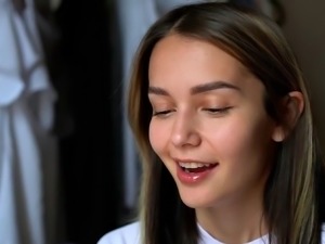 Blonde teen amateur teasing solo